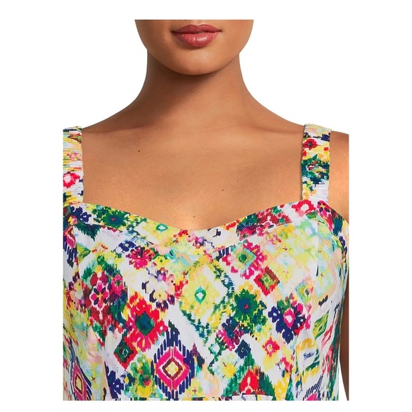 Women's Plus Size Tiered Maxi Dress - Picture 4 of 5